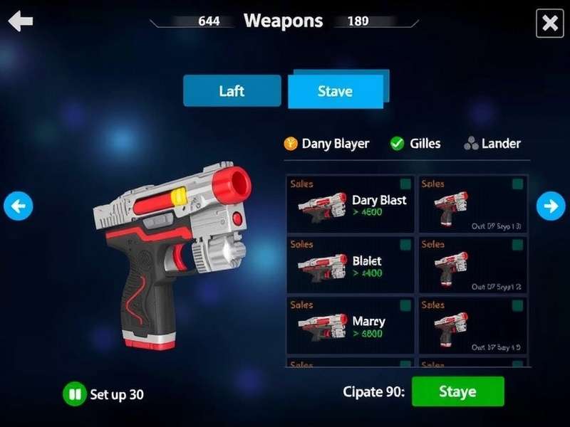 Shakti Dart Blaster Weapon Selection